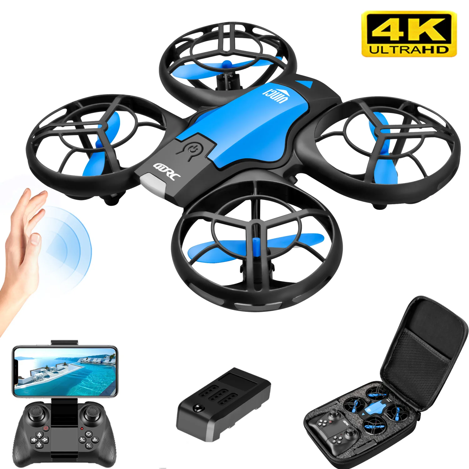 Novo Mini Drone V8 4K Profissi - Drone Camera Hd avaliação e preço
