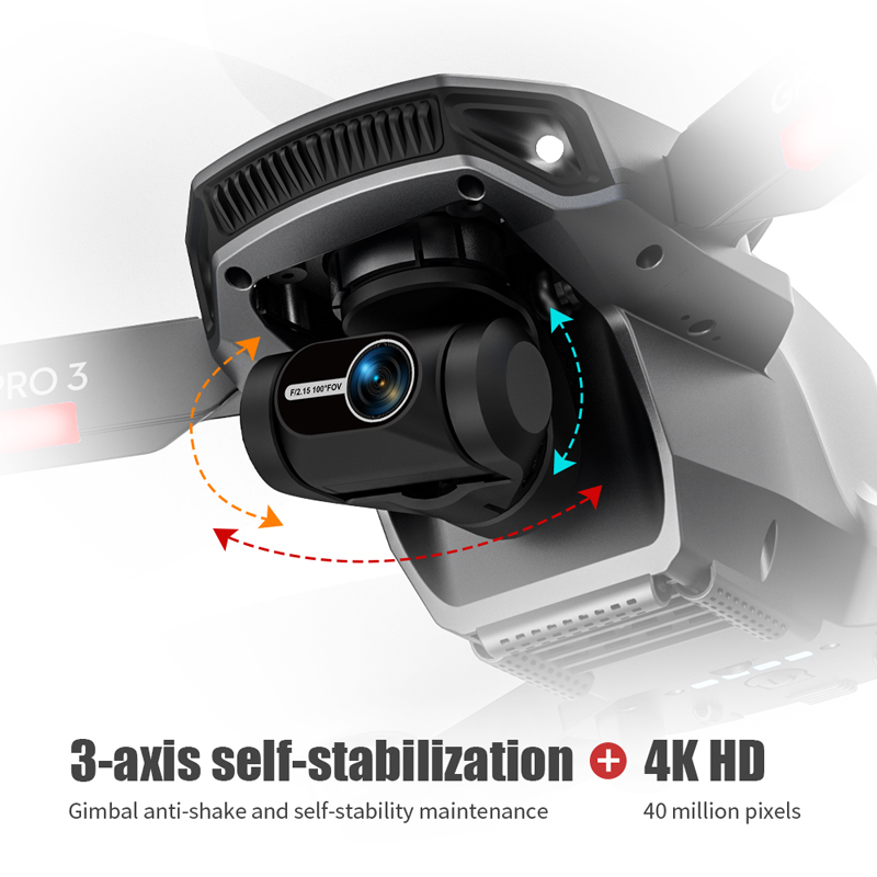 L106 Pro 3 Drone 5G WIFI FPV D - Drone Camera Professional avaliação e preço