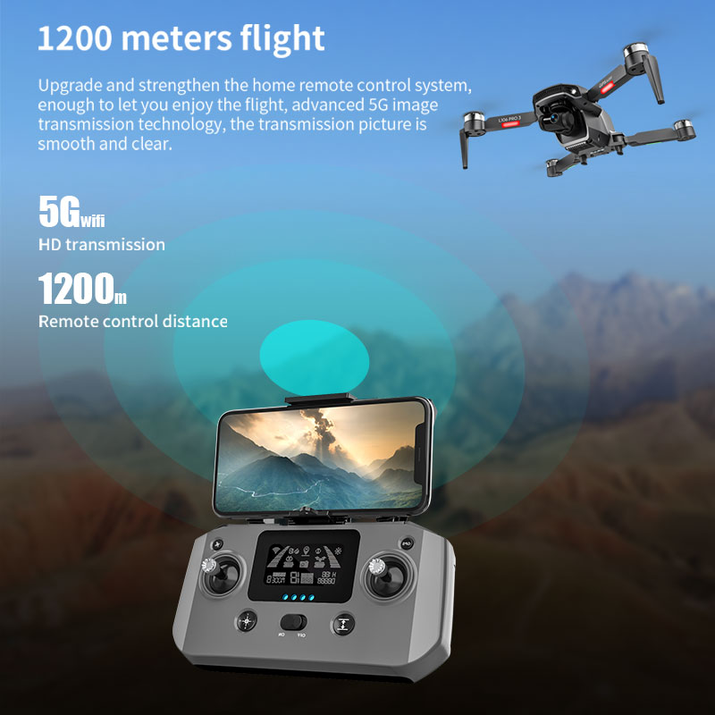 L106 Pro 3 Drone 5G WIFI FPV D - Drone Camera Professional avaliação e preço